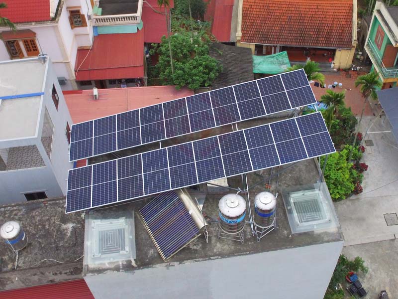 Dự án điện mặt trời lưu trữ Hybrid công suất 9kWp tại Hải Phòng