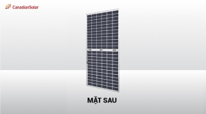 Tấm pin năng lượng mặt trời hai mặt kính Canadian Solar 440W