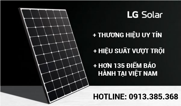 Tấm pin năng lượng mặt trời LG Solar - Chất lượng tạo nên thương hiệu