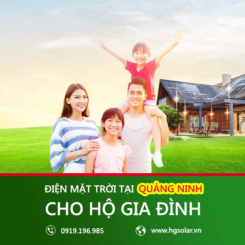 Lắp đặt điện mặt trời cho hộ gia đình tại Quảng Ninh