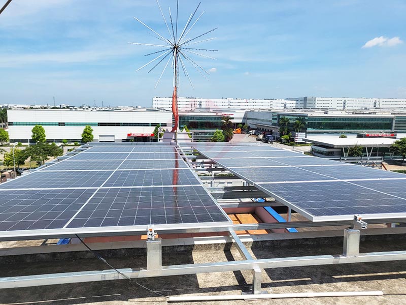 Dự án điện mặt trời hòa lưới bám tải doanh nghiệp PCCC Liên Việt