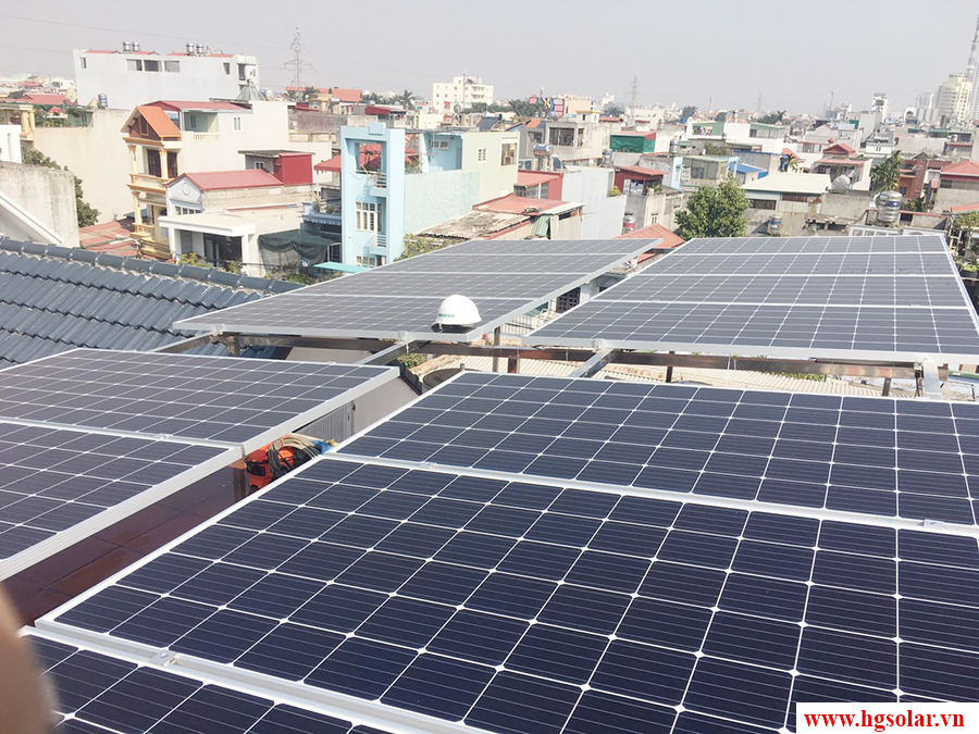 Điện mặt trời áp mái 5kW cho hộ gia đình tại Quận Lê Chân, Hải Phòng
