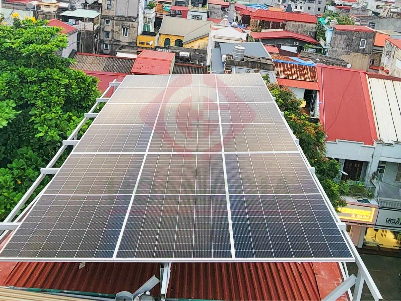 Dự án điện mặt trời hybrid cho hộ kinh doanh tại Hải Phòng