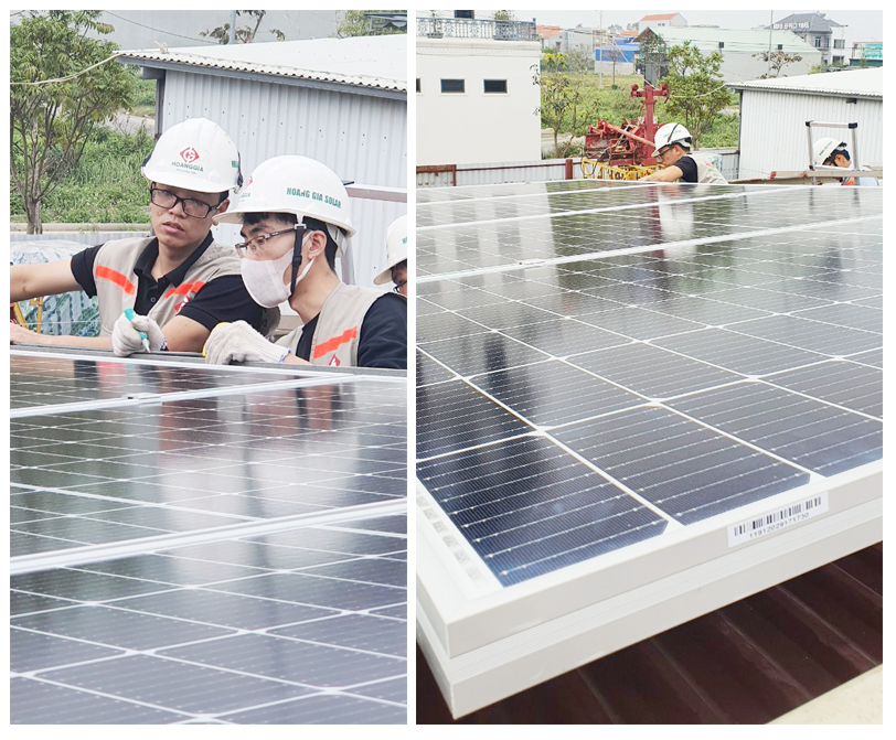 Điện mặt trời hòa lưới 6,2kwp cho hộ gia đình tại khu đô thị Gò Gai, Thủy Nguyên, Hải Phòng