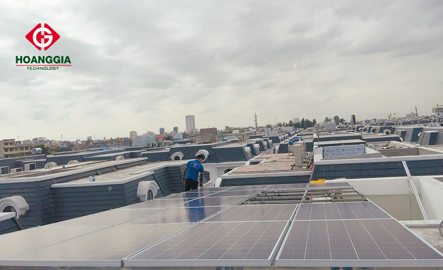 Hệ thống điện năng lượng mặt trời Hybrid 5kWp tại tòa nhà Vinhome Imperia Hải Phòng
