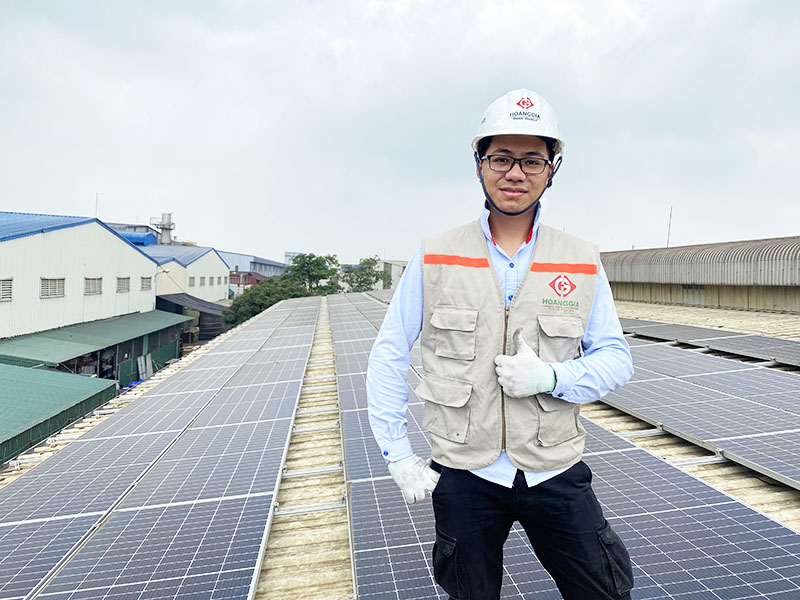 Tổng thầu EPC Hoàng Gia Solar hoàn thành dự án điện mặt trời 1.2 MW tại Hưng Yên