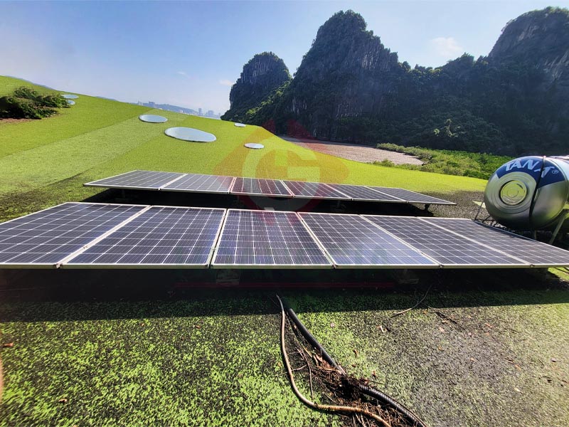 Lắp điện mặt trời tại Đảo Đầu gỗ trên Vịnh Hạ Long