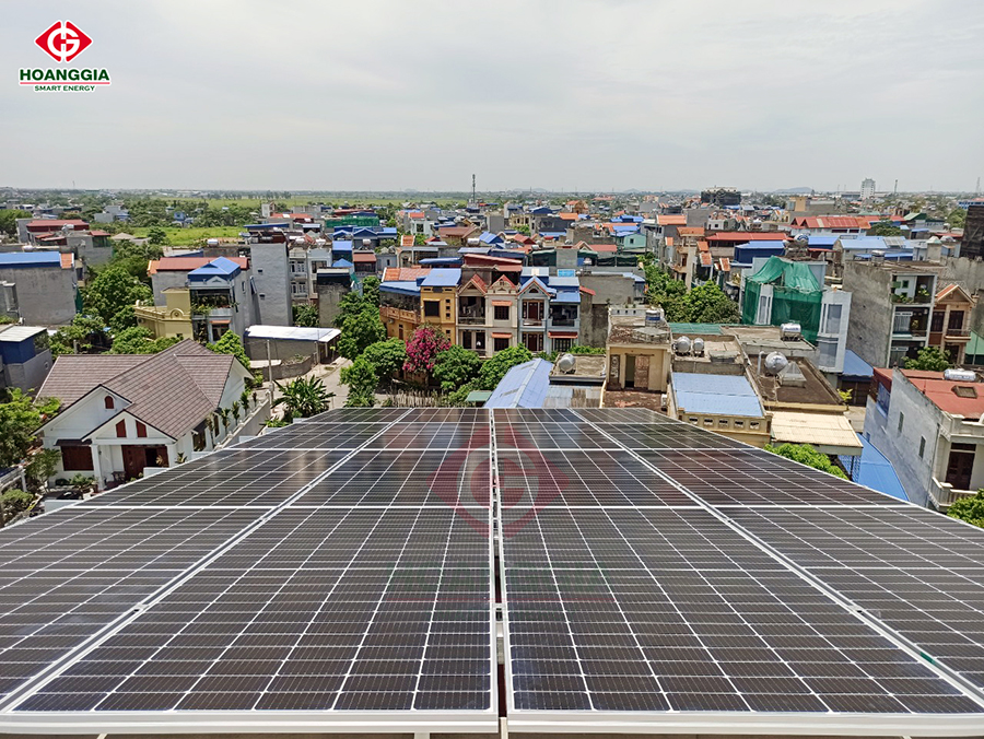 Lắp đặt điện mặt trời hòa lưới 8,8kwp cho hộ gia đình tại Nam Định