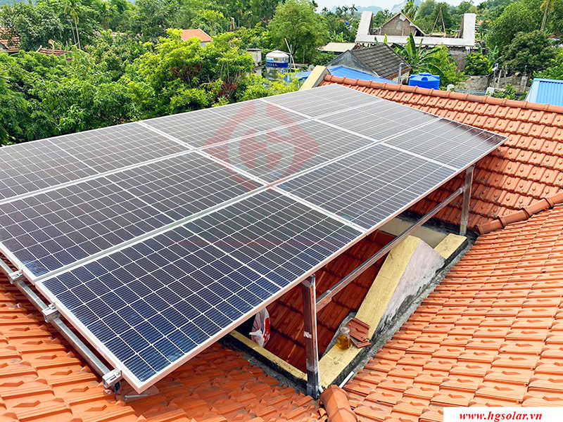 Lắp đặt hệ thống điện mặt trời lưu trữ 4kW tại Thuỷ Nguyên Hải Phòng