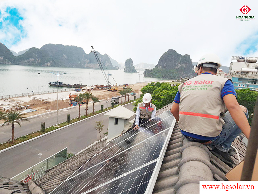 Lắp đặt điện mặt trời hòa lưới 5kw cho hộ gia đình tại Quảng Ninh