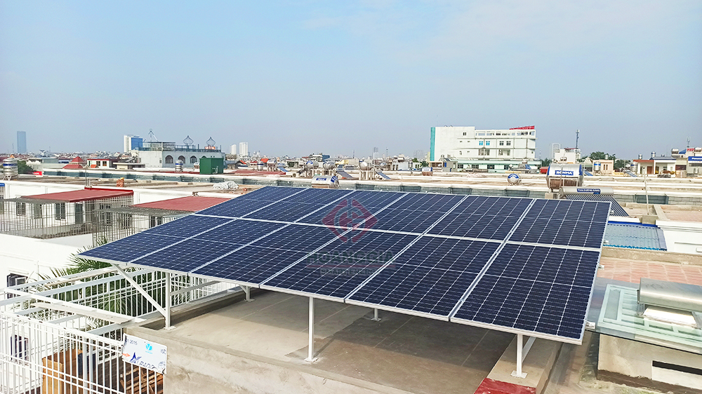 Lắp điện mặt trời tại khu nhà ở Việt Phát South City Hải Phòng
