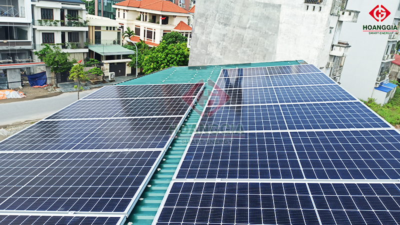 Lắp đặt điện mặt trời hòa lưới 5kW áp mái tôn tại Phường Đằng Hải, TP. Hải Phòng