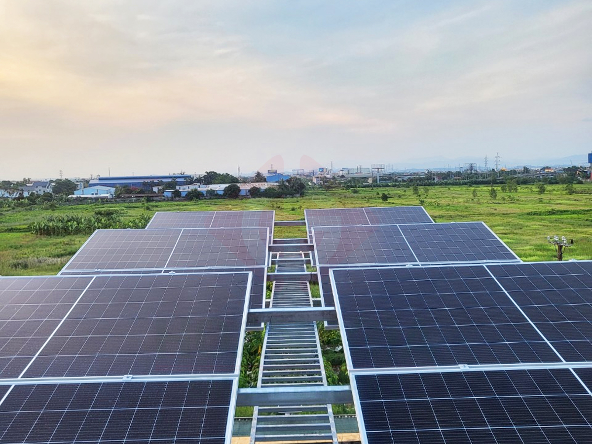 Lắp đặt điện mặt trời lưu trữ tại Hải Phòng công suất 9.68kWp