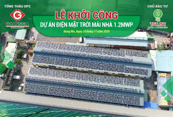 Lễ khởi công dự án hệ thống điện mặt trời 1.2wp tại Hưng Yên